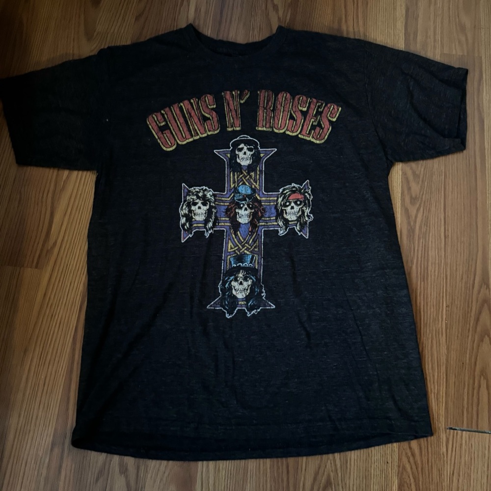 Guns N'‎ Roses Band Vintage Print Graphic T-Shirt Size M